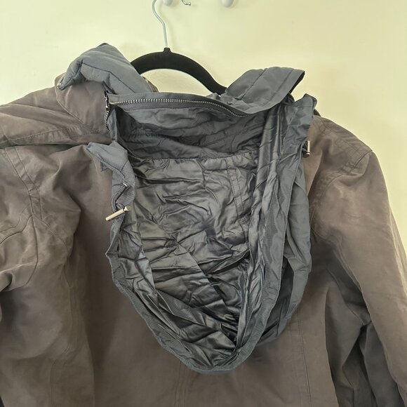 DKNY Black Brown Men's Jacket with hidden hood - Size M - Picture 9 of 9